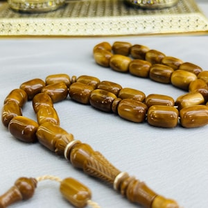 Excellent Kuka, Wooden Tasbih, İslamic Prayer Beads, Best Handmade Tasbih, Misbaha, Masterpiece Tasbeeh, Muslim Rosary, Special İmame