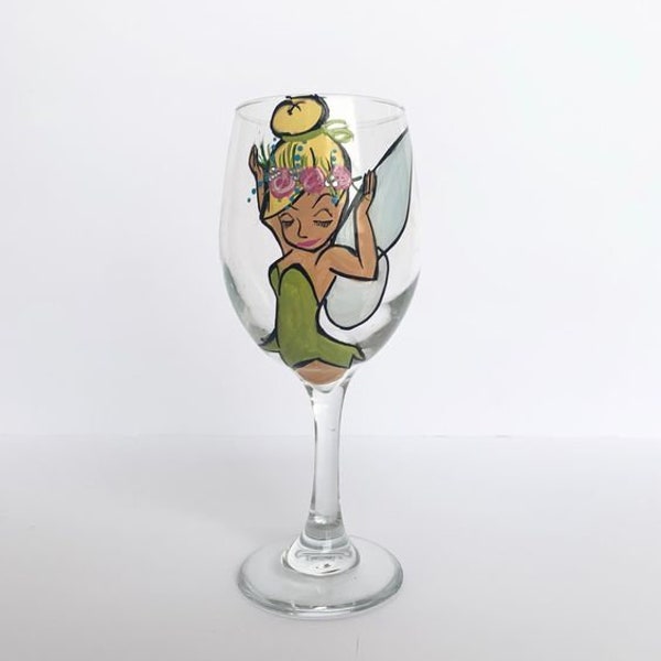 Tinkerbell Wine glass - 20 oz