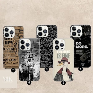 Blackandwhite Phone Case Simplicity Cover for iPhone 16e, 15, 14, 13, 12, 11, Google Pixel 9 Pro, 8, 7A, Samsung S25 edge, S24 FE, A71, A36