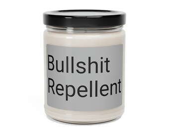 Vela de soja repelente de mierda, 9oz