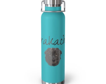 Botella aislada al vacío de cobre Karakachan, 22 oz