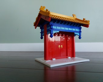 Fichiers STL pour l'impression 3D du modèle de la porte de ChuiHua dans la Cité Interdite, en Chine