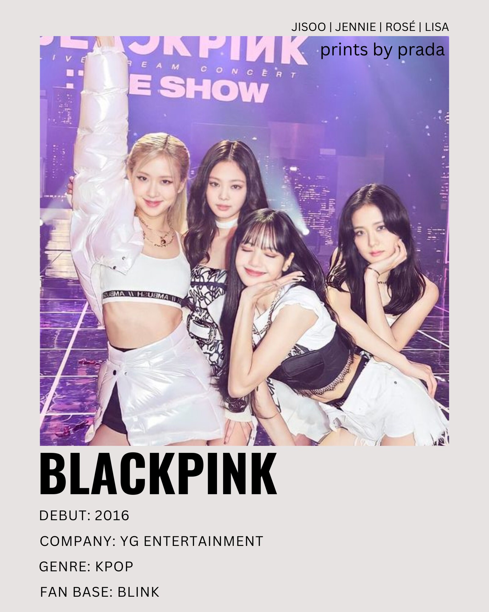 BLACKPINK THE MOVIE ROSÉ Film STICKER ロゼ K-POP | www.vinoflix.com