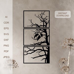 Tree Branches DXF Laser Cut Files Svg Files for Cricut Digital Prints ...