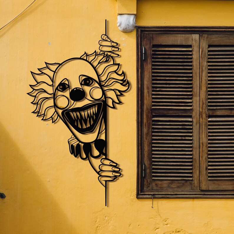 Scary Clown Svg Dxf Laser Cut Files Svg Files for Cricut - Etsy