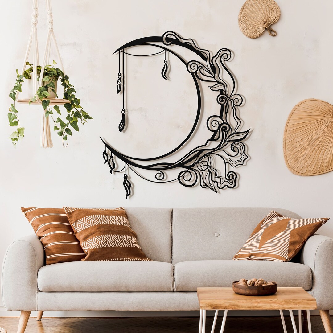 Crescent Moon Svg DXF Laser Cut Files Svg Files for Cricut Digital ...