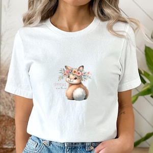 Ostern Sweatshirt, Unisex T-shirt, Hase Shirt, Ostern Kaninchen Tshirt, Ostern Geschenk, Happy Easter Shirt, ätherisches Sweatshirt, Sommer T-Shirt Frauen