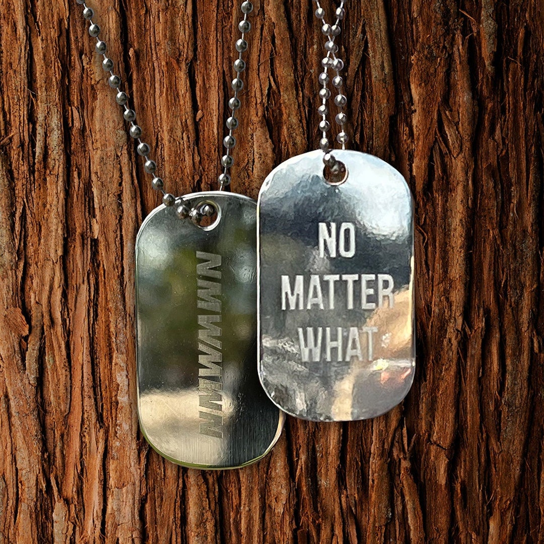 Personalized Diamond Dog Tag Necklace | 1 - PREORDER