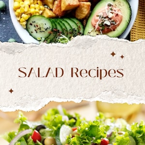 Downloadable Sea Salad Recipe,Easy Dinner Recipe,Digital Mediterranean Recipe,Italian Food recipes,Quick Salad Recipes
