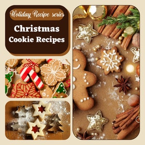 Mediterranean Christmas Recipes Series,Downloadable Christmas Cookie Recipe,Instant Download Single Recipe,Gift Collection Digital Recipe