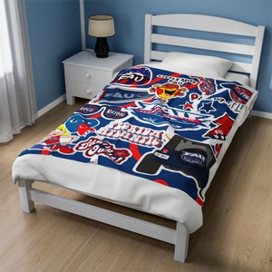 Florida Atlantic University College Bed Party Velveteen Plush Blanket