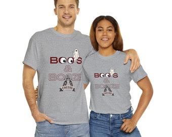 ユニセックス Boo's & Booze Tシャツ