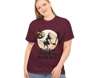ブロック上で最も悪い魔女Tシャツ
