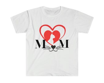 ママ猫ソフトスタイルTシャツ