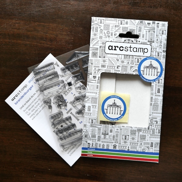 Gift stamp set Brandenburg Gate Berlin kit