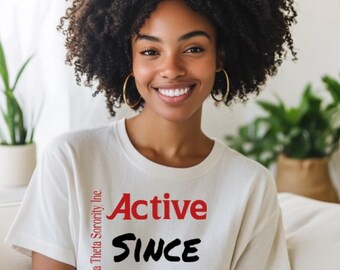 Active Delta Sorority Tee: Classic Fit Cotton Short Sleeve