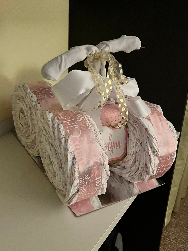Motorcycle Diaper Cake Etsy