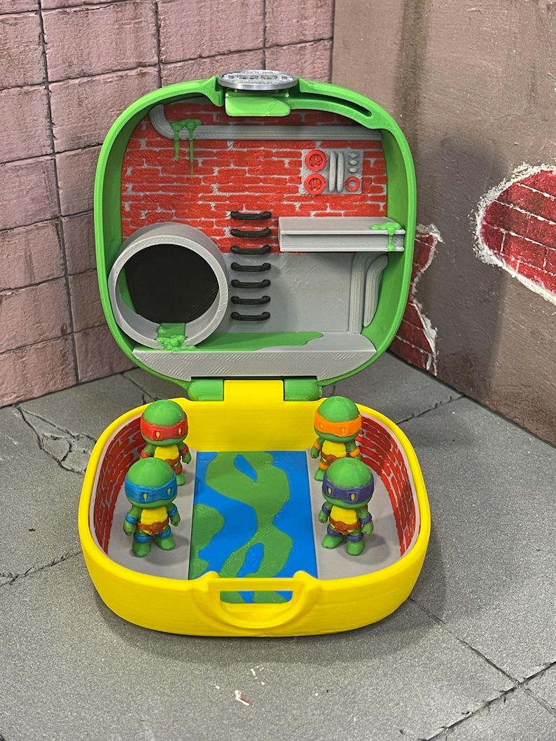 TMNT: City Sewers - Ninja Turtle Themed Metabits Pocketpaks Playset - Etsy