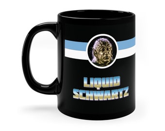 Liquid Schwartz - Tazza nera da 11 once a tema Spaceballs