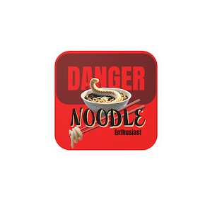 Danger Noodle Enthusiast Kiss-Cut Vinyl Decals