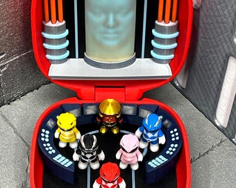 Playset MetaBits PocketPaks del Centro di Comando Zordon a tema Power Rangers
