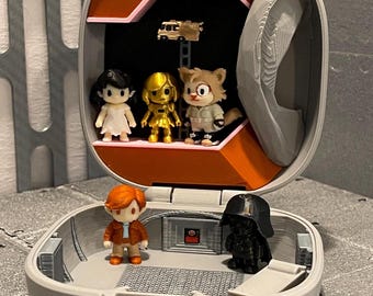 Spaceballs - MegaMaid Infiltration & Dark Helmet / LoneStarr Final Fight  - MetaBits PocketPaks playset.