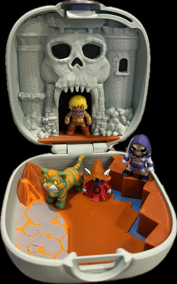 He-Man / Eternia / Castle Grayskull / MOTU themed MetaBits PocketPaks playset