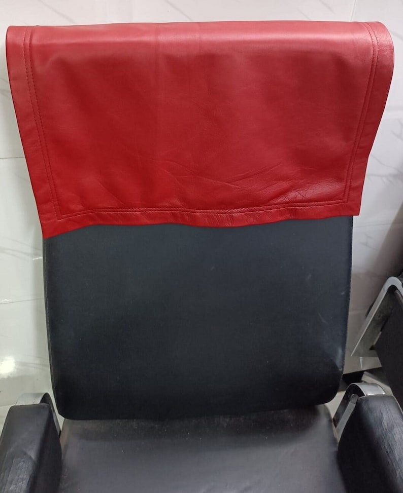 Genuine Lambskin Leather Recliner, Arm, Chair & Sofa HEADREST Cover