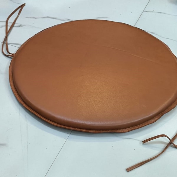Leather Round Seat Pads for Bench Etsy
