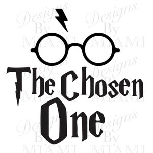 The Chosen One |  | PNG | SVG | Clip Art | Transparent Art | Cut File for Cricut | Silhouette | Digital Print | HP5
