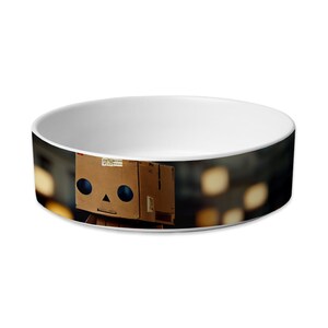 Graphic Art Pet Bowl - Funny Dog Bowl - Cartoon Pet Food Bowl