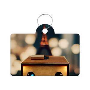 Funny Cartoon Pet ID Tag - Themed Pet Tag - Unique Pet ID Tag