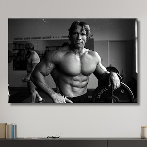 Arnold Schwarzenegger Canvas Wall Art Design,Poster Print Decor For Home & Office Decoration, Poster Or Canvas Ready To Hang”