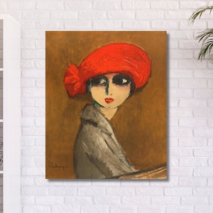 Kees Van Dongen The Corn Poppy , Kees Van Dongen Canvas Wall Art Design,For Home & Office Decoration,Poster Or Canvas Ready To Hang