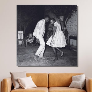 Malick Sidibe-print, iconische kerstavond canvas muurkunstontwerp, posterdecor voor thuis- en kantoordecoratie, poster of canvas klaar om op te hangen