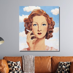 Georgette Magritte Print, Rene Magritte Canvas Wall Art Design, Poster Print For Home & Office Decoration, Poster Or Canvas Ready To Hang
