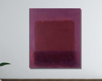 Purple Brown Poster, Mark Rothko Purple Brown Canvas Wall Art Design, Print For Home & Office Decoration, Poster Or Canvas Ready To Hang