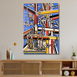 Manufacturers Print, Fernand Leger Canvas Wall Art Design, Poster Print Decor For Home & Office Decoration, Poster Or Canvas Ready To Hang