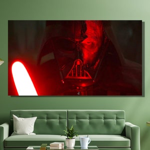 Darth Vader Star Wars  Canvas Wall Art Design, Poster Print Decor For Home & Office Decoration, Poster Or Canvas Ready To Hang