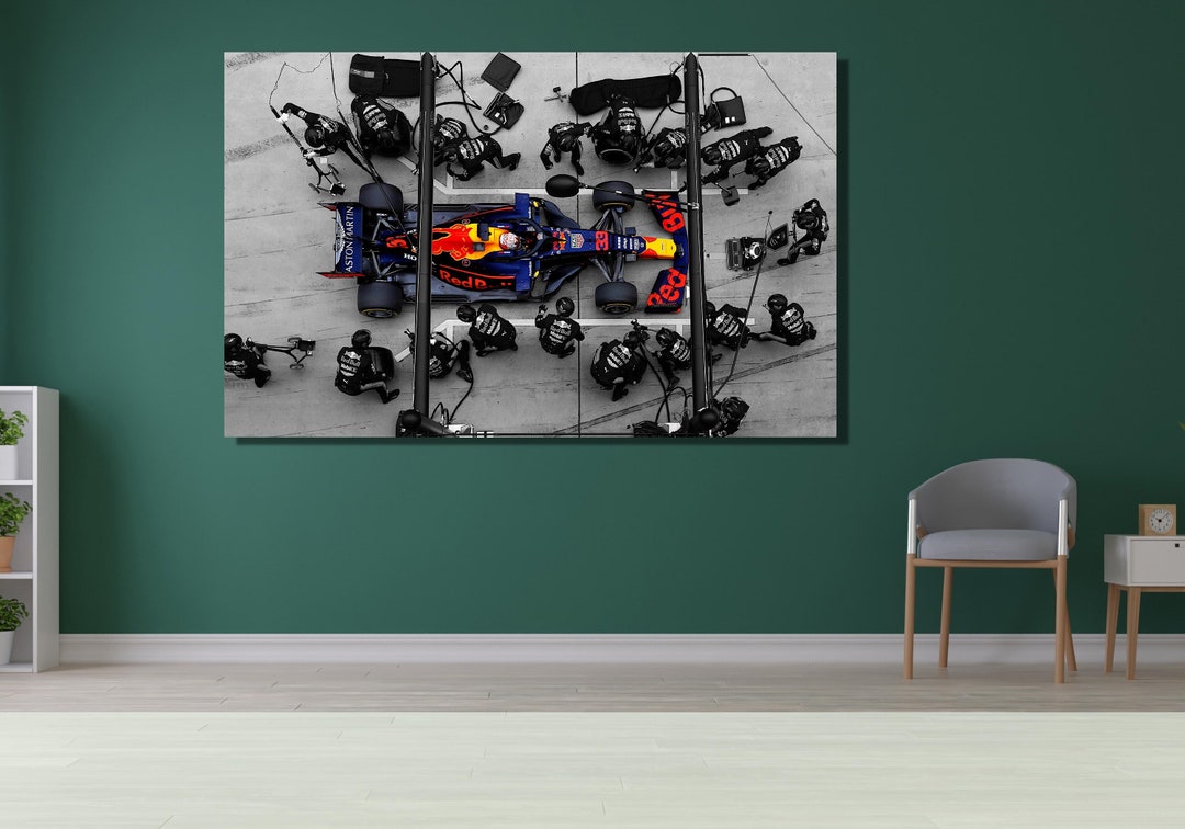 Max Verstappen Leinwand Poster Set - 5 Stück 40x60cm Formel 1 Wanddekoration