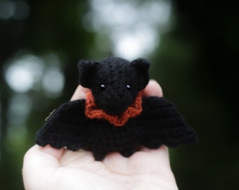 Crochet Amigurumi PATTERN: Mini Vlad the Bat, English PDF