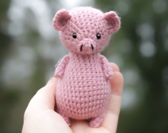 Crochet Amigurumi PATTERN: Velma the Pig, English PDF