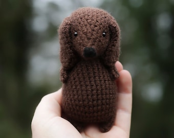 Gehaakt Amigurumi PATROON: Paul de Hond, Engelse PDF