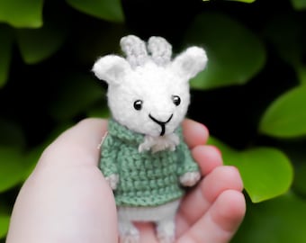Crochet Amigurumi PATTERN: Goatie The Goat, English PDF