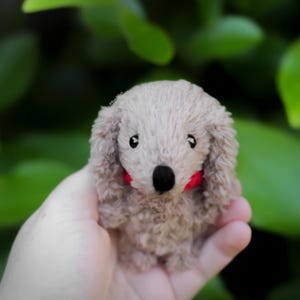 Crochet Amigurumi PATTERN: Toffee the fluffy Dog, English PDF