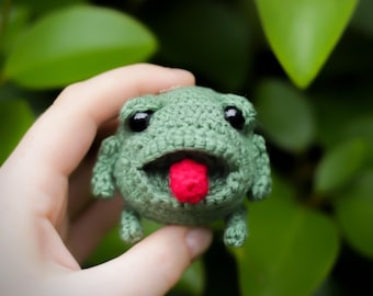 Crochet Amigurumi PATTERN: Frogby the Frog, English PDF