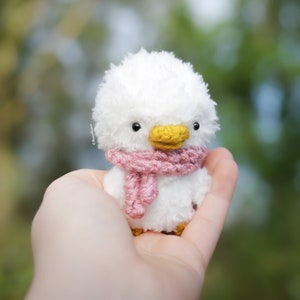WZÓR szydełkowy Amigurumi: Turner, puszyste kaczątko, angielski PDF