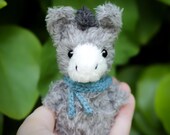 Crochet Amigurumi PATTERN: Dolly the fluffy Donkey, English PDF
