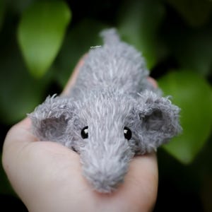 Crochet Amigurumi PATTERN: Trunk the fluffy Elephant, English PDF