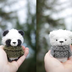 Crochet Amigurumi PATTERN: MrBamboo/Benjo/Frosty the Fluffy BEAR, English PDF